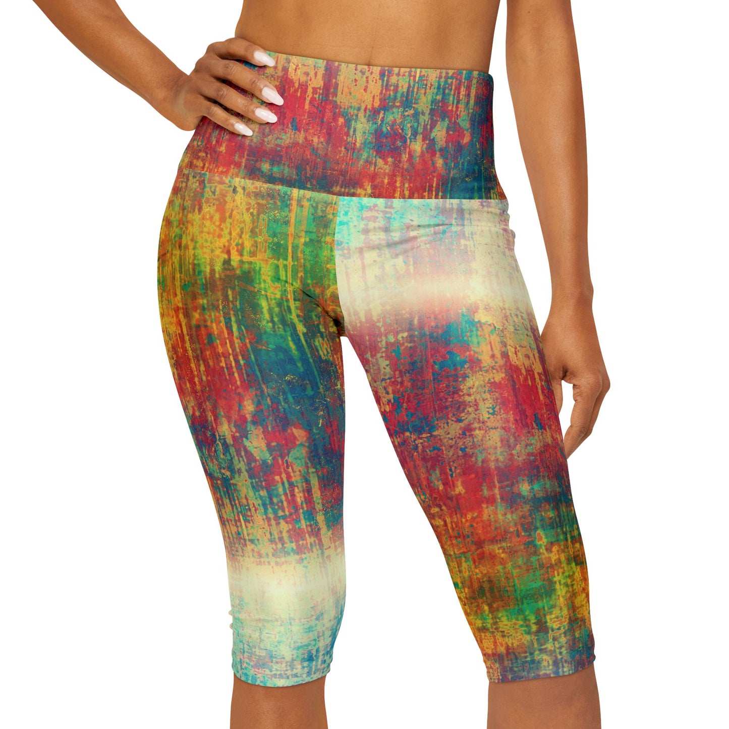 Yoga Capri Leggings (AOP)