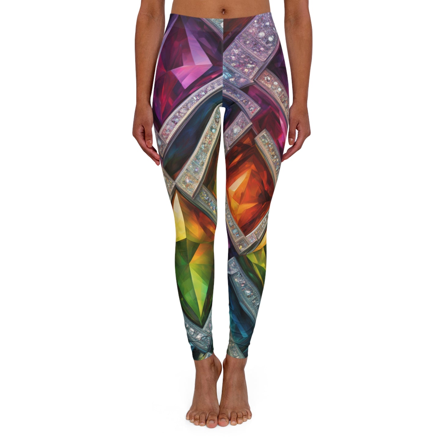 Women's Casual Spandex Leggings (AOP)