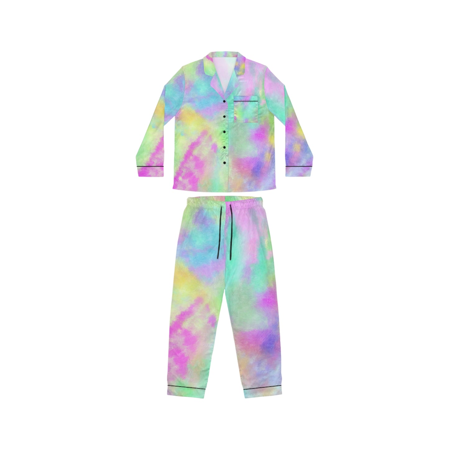 Women's Satin Pajamas (AOP)